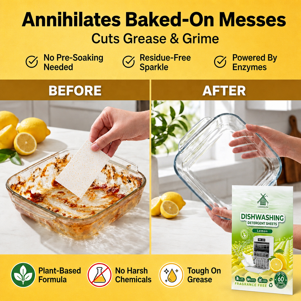 Sustainable Zero Waste Dish Washing Strips Home Kitchen Cleaning Solution Dishwashing Sheets · image 3