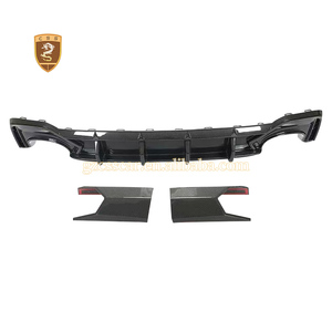 Kit de carrosserie de modification automobile en fibre de carbone sèche de haute qualité pour <span class=keywords><strong>Audi</strong></span> RS6 RS7 2022-2023, style CSS, avec lames avant, aérations, jupes latérales et spoiler - Product Image 5