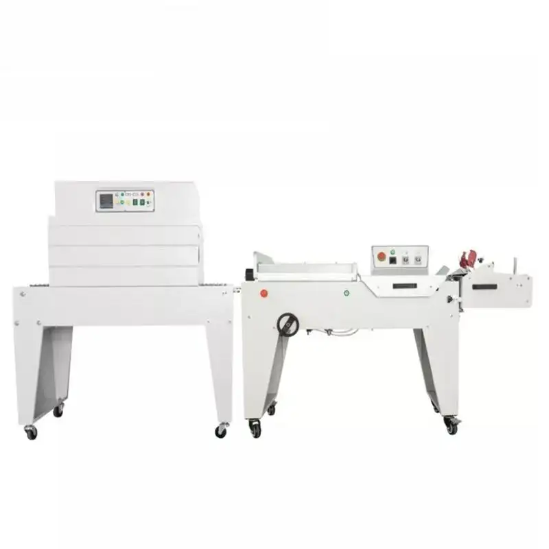 Warmte Wiind Fq450 Automatische L Pof Pe Film Sealer Afdichting Auto Krimpen Tunnel Krimpen Verpakkingsmachine Voor Dozen