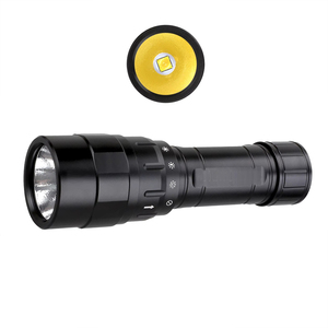 IP68 1500 Lumens LED Torch Diving <strong>Flashlight</strong> Dimmable SOS <strong>Strobe</strong> Underwater 80M 100M Dive Lanyard for Cave Diving SOS <strong>Strobe</strong>