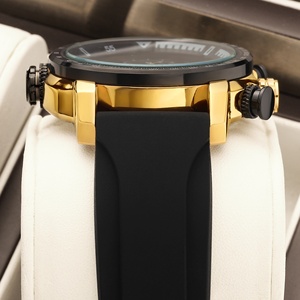 โอริมาร์ท ฮอลโลว์ ดีไซน์<span class=keywords><strong>นาฬิกา</strong></span>อัตโนมัติสำหรับผู้ชายกีฬาแฟชั่นสายซิลิโคนสแตนเลสกันน้ำ 10 เมตรสไตล์ยุโรป - Product Image 3