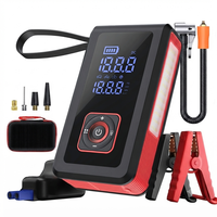 Banco de Energía Móvil de 12000 mAh, Compresor de Aire Universal de 12 V, Inflador de Neumáticos para Automóvil con Arrancador de Batería
