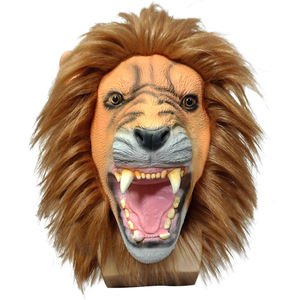 <span class=keywords><strong>Maschera</strong></span> in Latex a Forma di Testa di <span class=keywords><strong>Leone</strong></span> per Halloween, <span class=keywords><strong>Maschera</strong></span> Integrale Spaventosa e Divertente per Giochi di Ruolo, Costume per Natale, Club, Festival, Feste, Accessorio per Travestimenti da Leopardo - Product Image 6