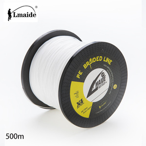 Nouvelle ligne de <span class=keywords><strong>pêche</strong></span> tressée à 4 brins de Lmaid's de 500 mètres extrêmement solide avec tissage serré pour la <span class=keywords><strong>pêche</strong></span> en rivière et en lac - Product Image 3