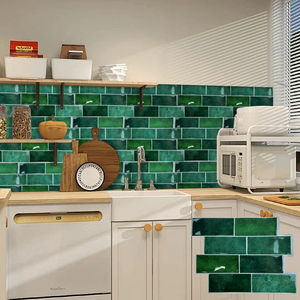 <span class=keywords><strong>Smart</strong></span> Tile 9 "X 9" Zellige-<span class=keywords><strong>Carrelage</strong></span> <span class=keywords><strong>adhésif</strong></span> 3D pour dosseret de cuisine Salle de bain <span class=keywords><strong>Carrelage</strong></span> mural pour porte - Product Image 6