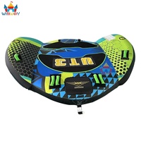Bateau gonflable remorquable personnalisé en PVC pour l'été avec housse 840D, capacité de 3 personnes pour le plaisir