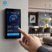 Pantalla LCD IPS Empotrada de 5 Pulgadas YC-SM51P 2026 con PoE/RS485/Tipo C para Control de Iluminación en Edificios Inteligentes