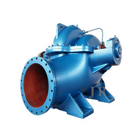 Pompe à eau électrique à haut débit en fonte, à haute pression, avec carter à volutes séparées, pompe à double aspiration