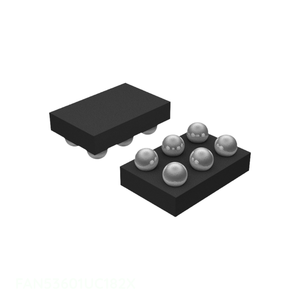 FAN53601UC182X 6 UFBGA WLCSP Gestión de energía (PMIC) Componentes Canal de fabricante electrónico - Product Image 1