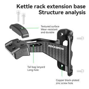 ROCKBROS-<span class=keywords><strong>Porte</strong></span>-bouteille d'eau pour vélo, support <span class=keywords><strong>de</strong></span> <span class=keywords><strong>selle</strong></span>, double <span class=keywords><strong>porte</strong></span>-bouteille pour vélo <span class=keywords><strong>de</strong></span> route - Product Image 3