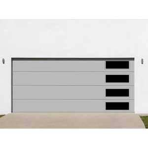 Aluminium combiné de porte de <span class=keywords><strong>garage</strong></span> à la maison haute performance avec anti-vol coupe-vent Caractéristiques à haute isolation Surface finie - Product Image 2