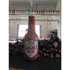 Réplica Gigante Inflable de Botella de <span class=keywords><strong>Cerveza</strong></span> <span class=keywords><strong>Sagres</strong></span> de KeepFuns - Accesorio Promocional de Gran Tamaño para Bares y Tiendas de Bebidas - Product Image 1