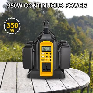 Estación de Energía Portátil de Onda Sinusoidal Pura de 350W con Batería de Iones de Litio de 20V a 120V para Camping, con Luz LED, Envío Gratis, Precio Directo de Fábrica - Product Image 5