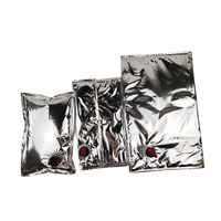 Sac à bavette en plastique aseptique personnalisé avec valve de liquide PE capacité de 3L 5L 10L 20L pour jus de pomme, café, huile, vin dans une boîte en aluminium
