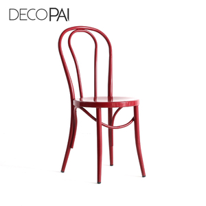Industriel nordique salon <span class=keywords><strong>bistrot</strong></span> café restaurant meubles unique haut dossier KD en métal chaise - Product Image 1