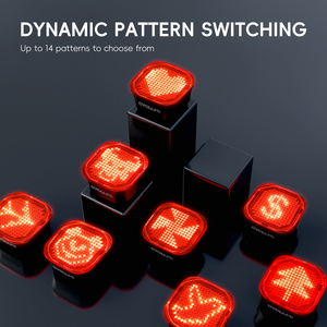 Feux arrière <span class=keywords><strong>de</strong></span> vélo personnalisés <span class=keywords><strong>de</strong></span> marque CY180, synchronisation d'équipe, clignotants, télécommande sans fil, avertissement, expression cycliste - Product Image 5