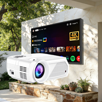 Mini Proyector de Video LED H96 Max PJ-X6 Android 11, Portátil Inteligente 4K 1080P, Cine en Casa