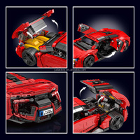 MOULD KING 10117 Voiture de sport Laycan, jouet de construction en briques, MOC, puzzle d'assemblage, jouets en blocs de construction, ensembles de blocs de construction