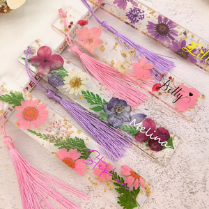 Nouveau signet personnalisé en résine de fleur pressée <span class=keywords><strong>marguerite</strong></span> blanche printemps fleur sauvage résine signet accessoires de livre - Product Image 1