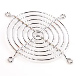 7 8 9 11 cm rede de proteção do fio de metal ventilador axial o ventilador de refrigeração pode ser usado com uma tampa oval da rede