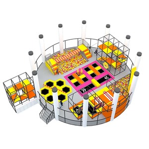 <span class=keywords><strong>Pokiddo</strong></span> - Set de Juegos Interior para Niños de 3 a 15 Años, 218 m², Diseño de Parque de Diversiones para el Hogar, Personalizable para 100 Personas - Product Image 2
