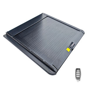 Cubierta de Tonneau impermeable de aleación de aluminio retráctil eléctrica, tapa de persiana enrollable, cubiertas de cama para <span class=keywords><strong>camioneta</strong></span>, Ranger para Tocoma Tundra - Product Image 1
