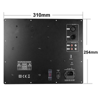 Uzaktan kumanda için DSP güç Subwoofer Stereo Amp ile yüksek kalite 1000 watt D sınıfı Subwoofer amplifikatör