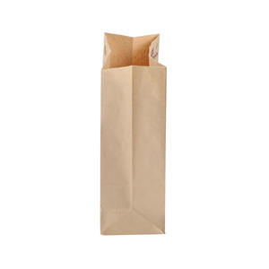 Bolsa de Papel Kraft para Comida para Llevar, con Fondo Cuadrado, sin Asas, Bolsas de Papel Marrón SOS con su Propio Logotipo - Product Image 6