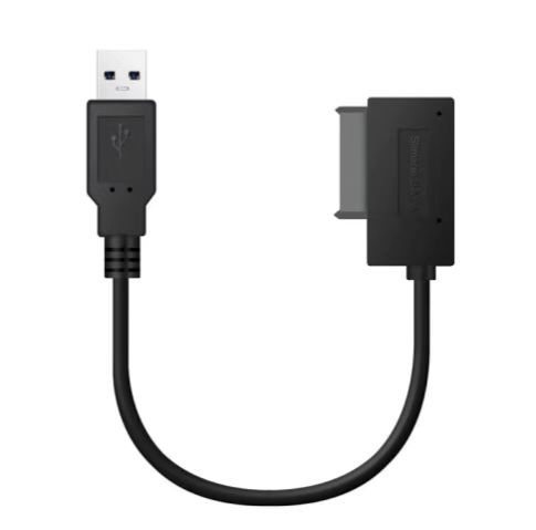 Usb to 7+6 13pin Slim Sata/ide for Cd Dvd Rom Optical Drive Cable Adapter
