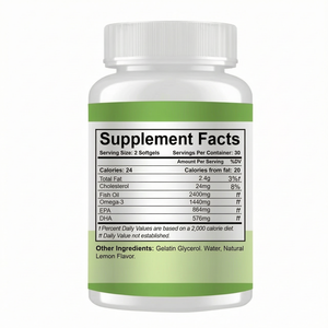Integratore di Olio di Pesce Omega-3 a Tripla Concentrazione per la Salute del Cuore, Capsule di DHA EPA, Capsule Omega Personalizzate all'Ingrosso - Product Image 4