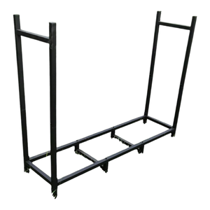 Porta Legna da Ardere a <span class=keywords><strong>Parete</strong></span> Salvaspazio, Scaffale per Legna da Interno, Organizzatore Minimalista in Acciaio per Arredamento Casa - Product Image 3