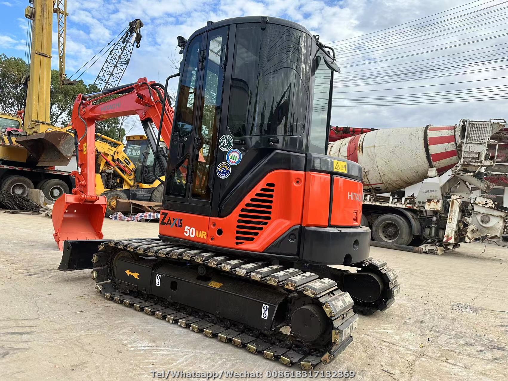 ユッカ EPA Certificate Used Hitachi Zx50U-2 5 Ton Crawler Excavator Made