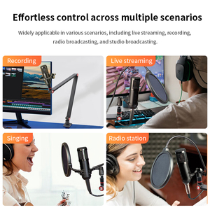 Giá đỡ micro chuyên nghiệp, chắc chắn, tay cầm gắn micro không dây, giá đỡ micro tùy chỉnh, giá đỡ micro để bàn cho podcast - Product Image 2