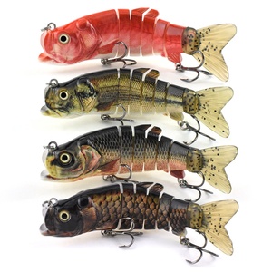 Nouveau <span class=keywords><strong>leurre</strong></span> de pêche multi-articulé à six segments avec <span class=keywords><strong>ouverture</strong></span> de la bouche, action de nage parfaite - Product Image 2