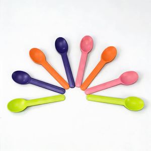 Cucharas de Helado Desechables de Almidón de Maíz al por Mayor, Ecológicas y Sostenibles, Biodegradables, Pedidos al por Mayor Bienvenidos para Fiestas - Product Image 4