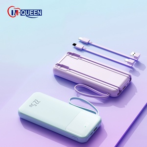 Batterie externe PD haute capacité avec charge rapide 10000mAh à 30000mAh, câbles Type C, sortie 20W pour téléphone - Product Image 5