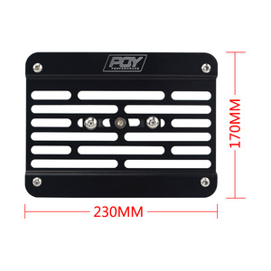 Soporte para matrícula con gancho de remolque de aleación de aluminio Poy Performance, 230x170mm, para Subaru Brz WrX Sti 2015 en adelante - Product Image 1