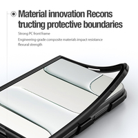 Étui Nillkin pour iPhone Duo, antichoc, super givré, avec protection magnétique et protection complète de la charnière pour iPhone Duo