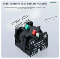 Interrupteur à bouton-poussoir momentané 22 mm à réinitialisation automatique Rouge/Vert Démarrage/Arrêt avec symboles STOP/START Sweideer