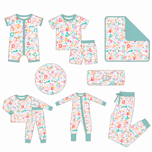 Little Glow <span class=keywords><strong>Kids</strong></span> Bestseller Coole Komfortable Bambus-Stoff Kinder Langarm Lange Hose Pyjama-Set 2-teilig Anti-Pilling Nachtwäsche - Product Image 3