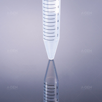 Tubes coniques robustes de 15 ml -80 ° C à 121 ° C Stable, échelle graduée