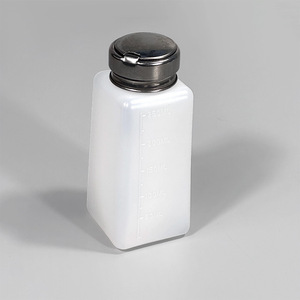 Rectangular Plastic <b>Dispensing</b> <b>Bottle</b> 250Ml With Lid And Straw For Laboratory Use - Product Image 2
