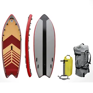 OHO-Tabla de Paddle surf inflable para Río, alta calidad, OEM, con bolsa, correa, bomba de mano