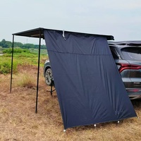 Tente de SUV Offre Spéciale auvent latéral de voiture de coquille en aluminium extérieure moderne avec la paroi latérale escamotable faite de tissu durable de polyester