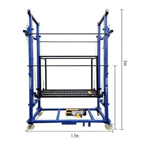 Plateforme élévatrice mobile pour échafaudage intérieur, plateforme d'échafaudage mobile, échafaudage électrique pas cher à vendre pour peindre les murs - Product Image 1