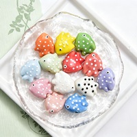 Cuentas de Vidrio con Lazo Bonito F104, Multicolor, con Recubrimiento de Pintura Brillante, Espaciadores de Plástico Lisos, Resistentes a la Decoloración, Accesorios para Hacer Joyería DIY, Pulseras