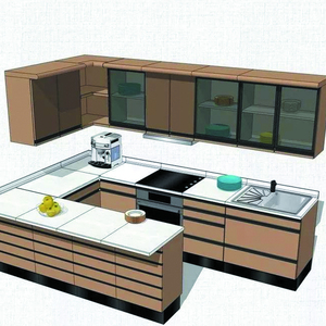 Armarios Modulares Modernos para Dormitorio, para Uso en Apartamentos, Color y Tamaño Personalizables, Alta Calidad - Product Image 1