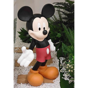 Escultura de <span class=keywords><strong>Mickey</strong></span> en Resina, Artesanía Personalizada en Resina, Decoración para el Hogar, Estatua de Ratón, Arte en Resina de <span class=keywords><strong>Mickey</strong></span> para Decoración Navideña - Product Image 4