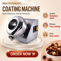 Industrial Automatic Sugar Coating Polishing Machine Coloring of Small Pills 8L