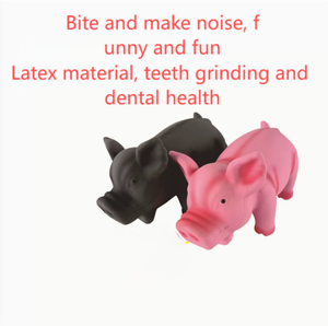 Milieuvriendelijk Huisdier Latex Speelgoed Groot Oor Varken Met Rare Oproep Beet Speelgoed Voor Honden - Product Image 6